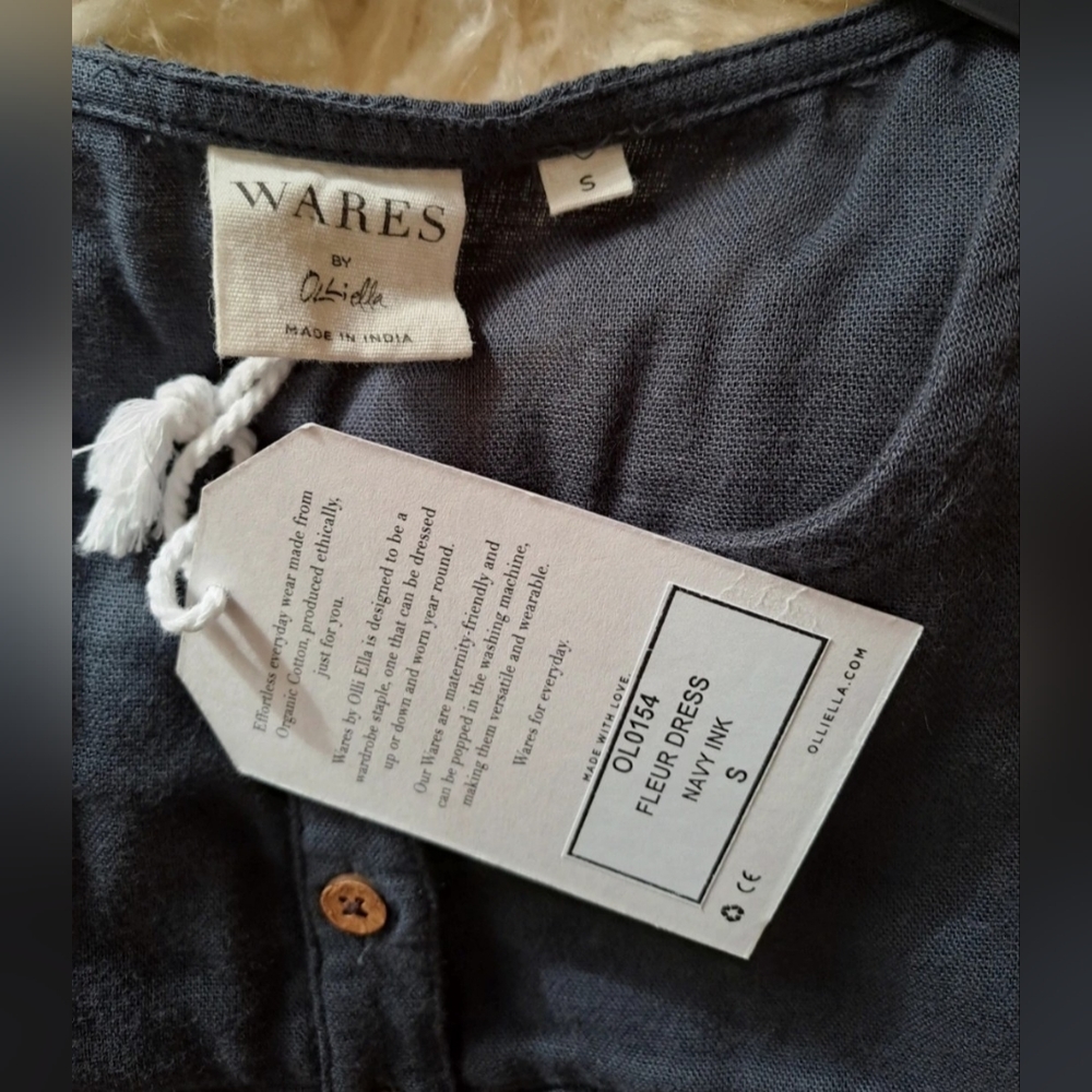 Ollie Ella Wares organic cotton (maternity) smock dress, BNWT - Picture 7 of 10